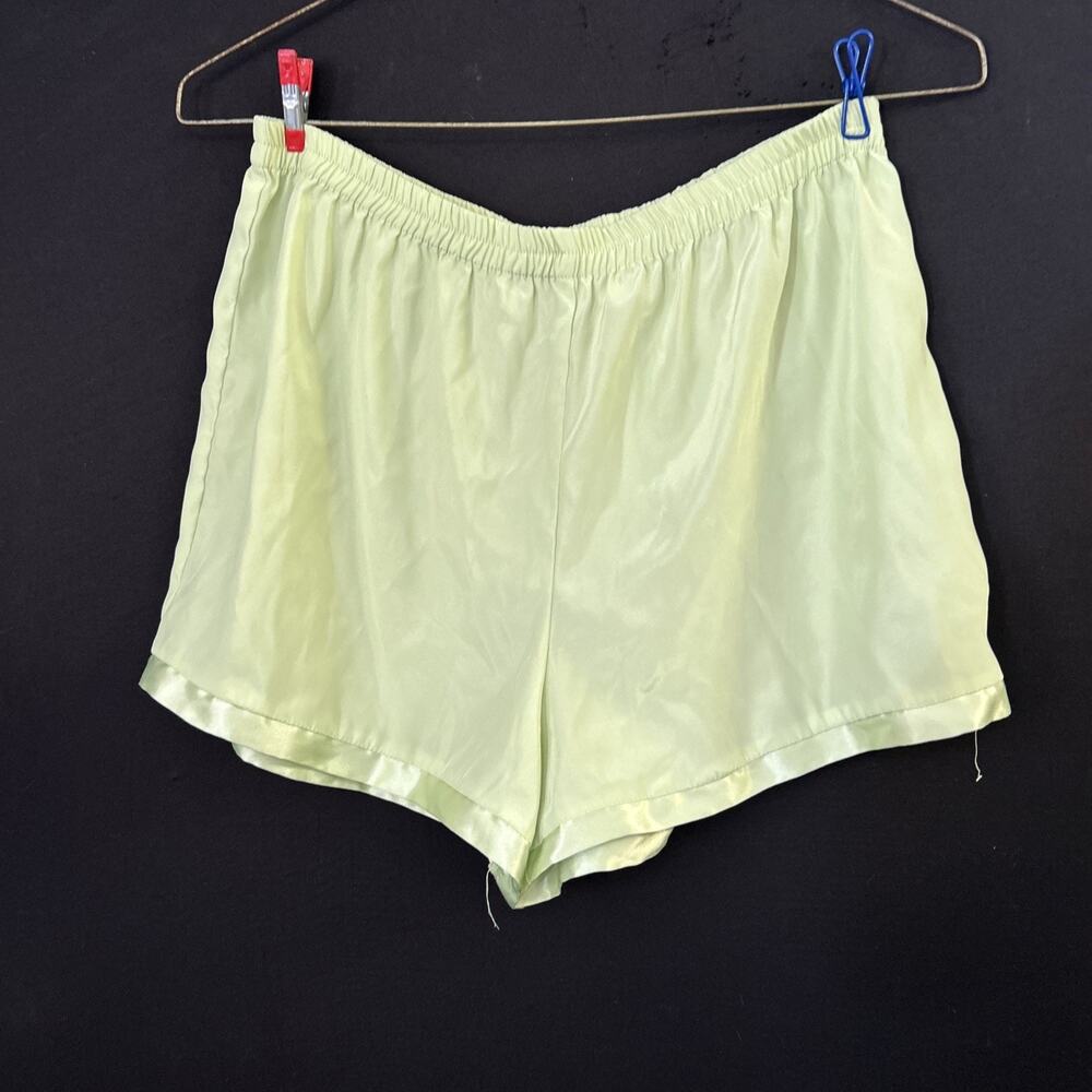 Victoria's Secret 1990s Vintage Pastel Geen Shorts Size Medium Sleeper Shorts